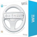 Controller -- Wii Wheel - White (Nintendo Wii)